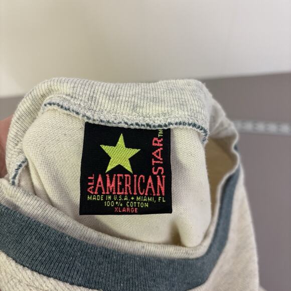 Vintage Beverly Hills T Shirt Size XL 90’s Layered Neon Graphic Layered USA - Picture 4 of 7